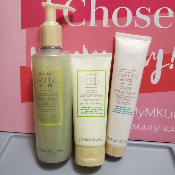 White Tea & Citrus Satin Hands set - Picture 3 of 7